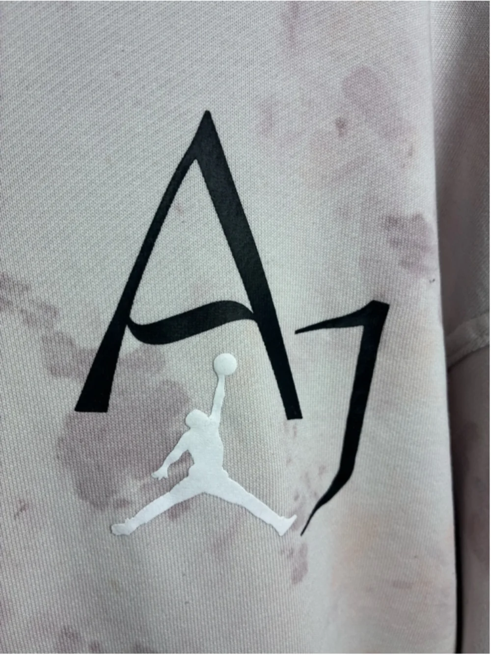 Jordan Tie-Dye Hoodie L Off-White/Purple Size L